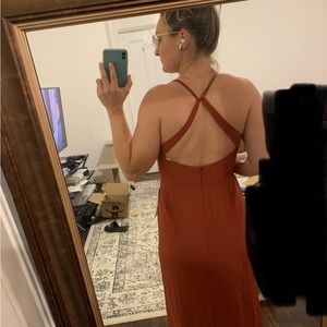 Azazie Manila Terracotta Bridesmaid Dress